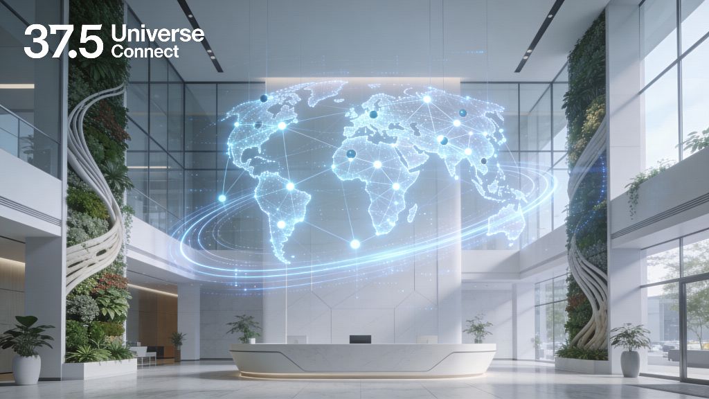 글로벌 네트워크와 자연, 미래 기술이 어우러진 37.5 Universe Connect 공간
